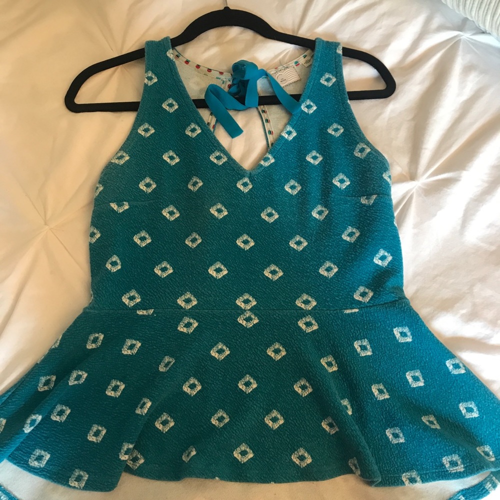 Peplum Anthropologie top!